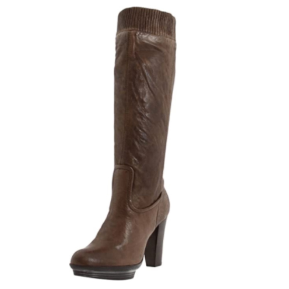 Frye Mimi Scrunch Boot Taupe Leather